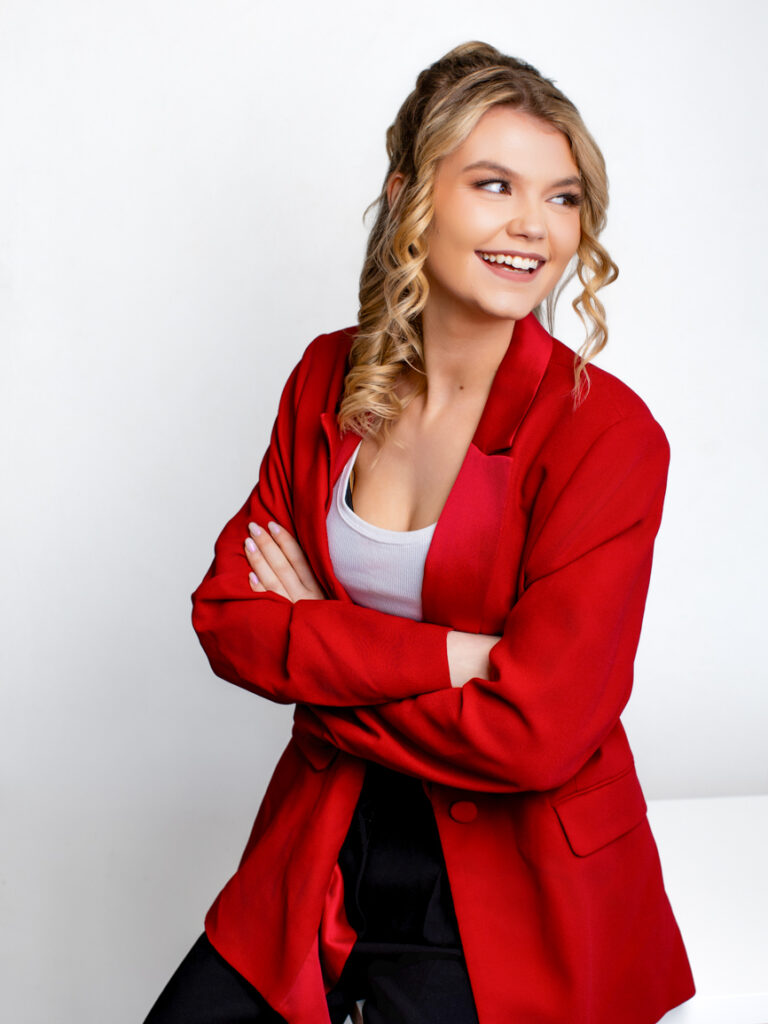 Male executive professional headshot, grey background, St. Louis headshot studio