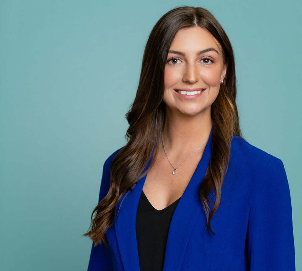St. Louis corporate headshot for a female executive, studio lighting, Shari Photography